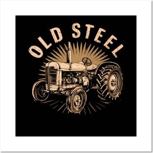 Old Tractor Posters and Art